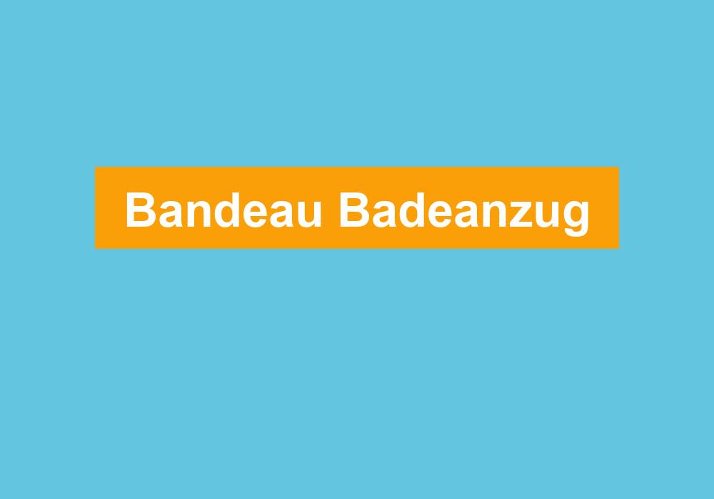 Bandeau Badeanzug - strandstyle.de